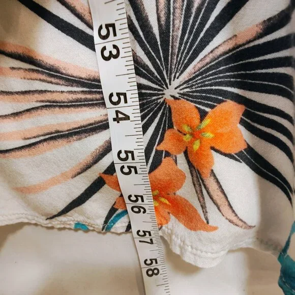 Slate & Willow Women's XS Palms Maxi Sleeveless Criss-Cross Dress - Picture 5 of 10